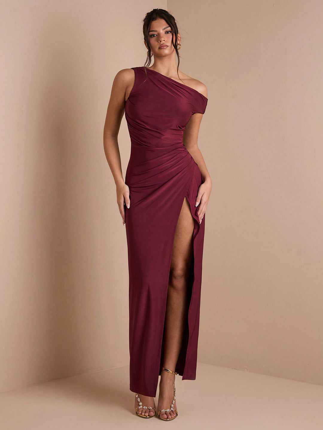 Rochie maxi SHEIN, vișiniu