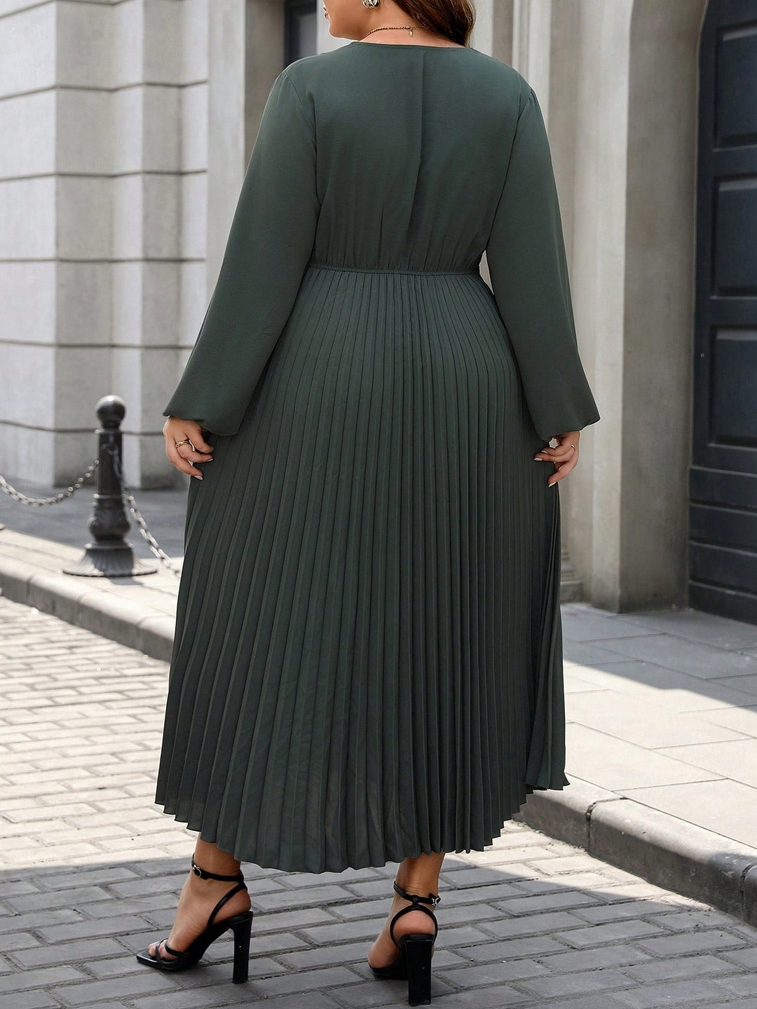 Rochie SHEIN, kaki