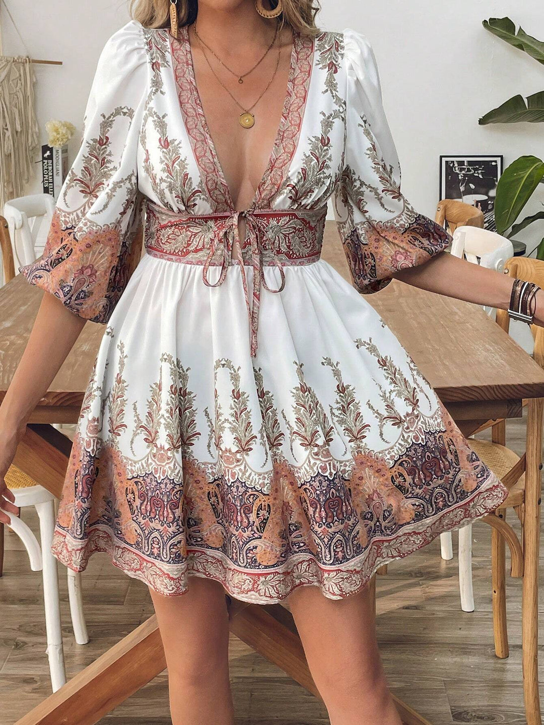 Shein Curve+ miniruha, vegyes színek
