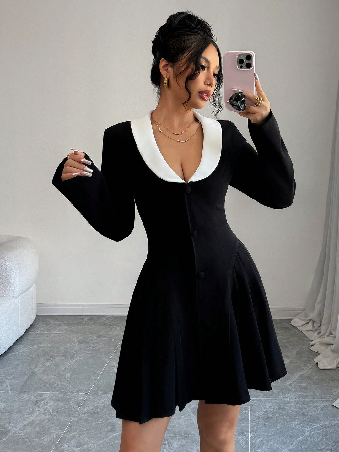 Rochie mini SHEIN, mix culori