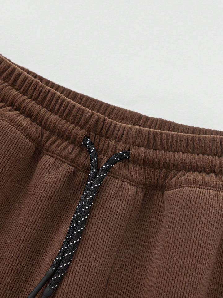 Pantaloni SHEIN, maro