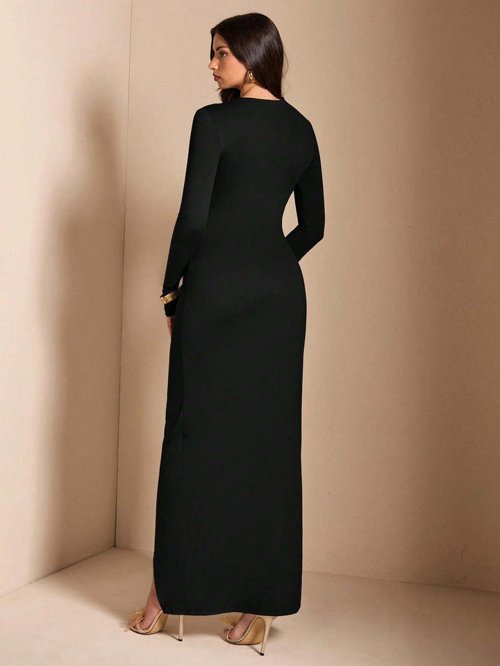 Rochie maxi Shein, negru