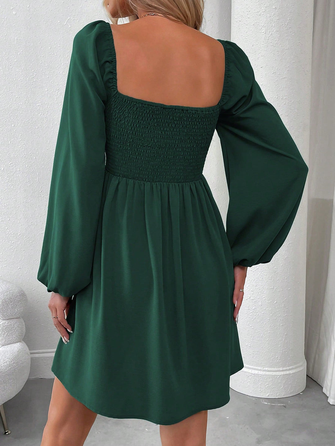 Rochie mini SHEIN, verde