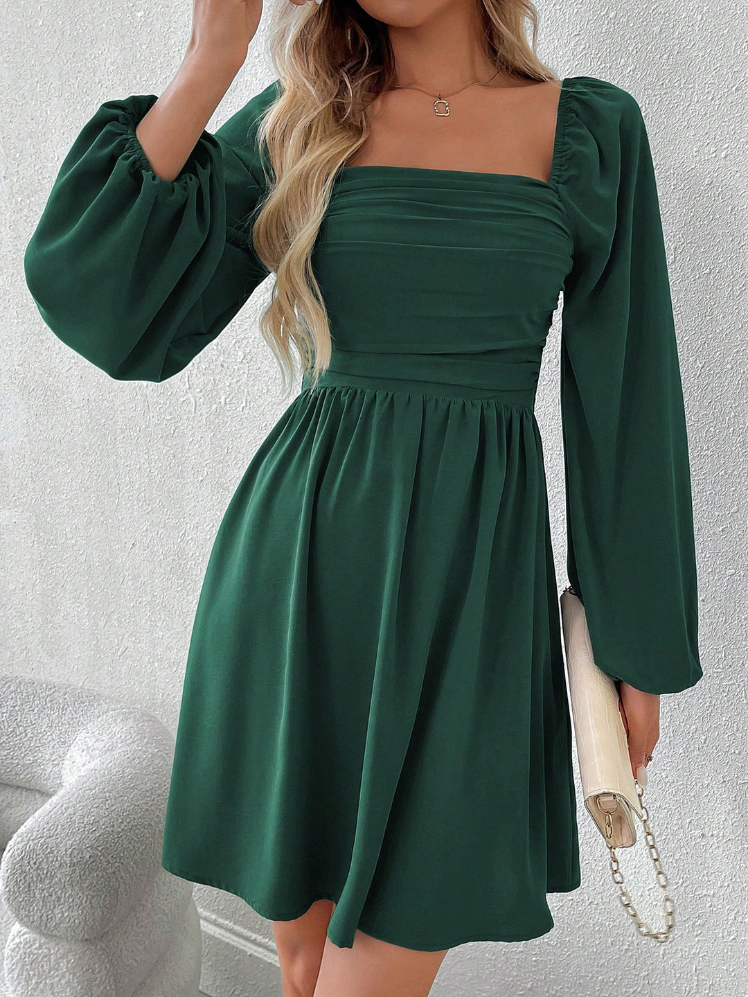 Rochie mini SHEIN, verde