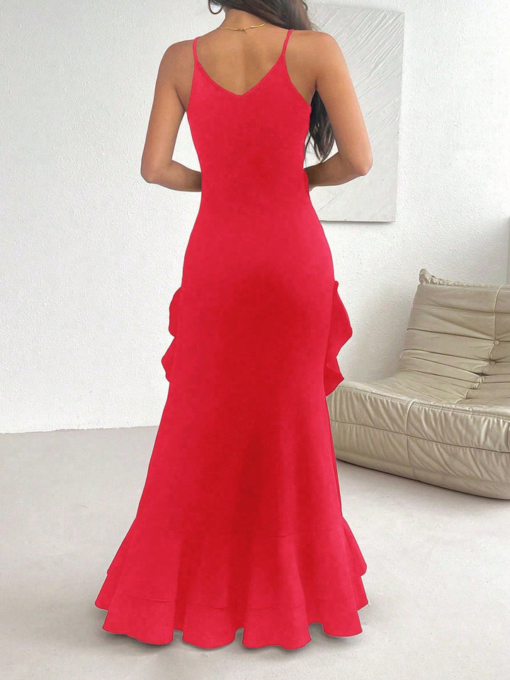 Rochie maxi SHEIN, roșu