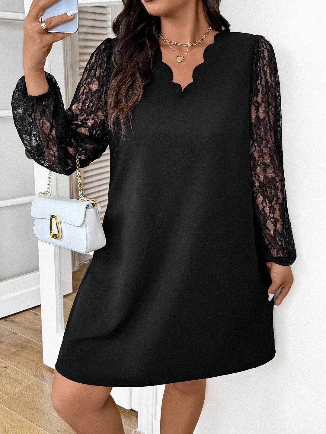 Rochie mini SHEIN, negru