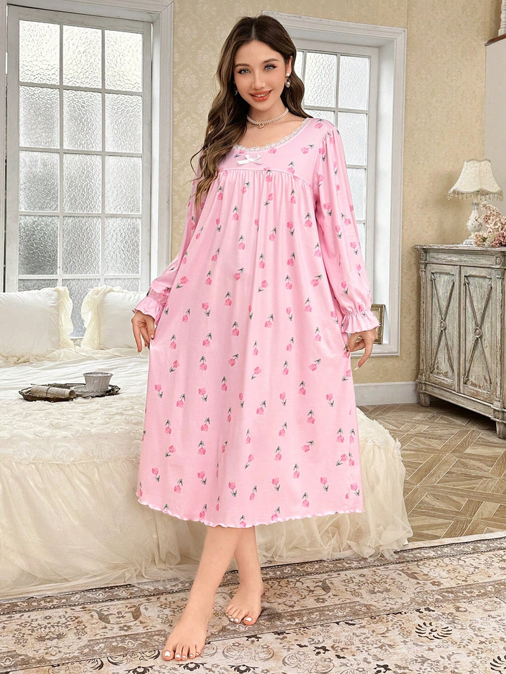 Rochie de noapte SHEIN, roz