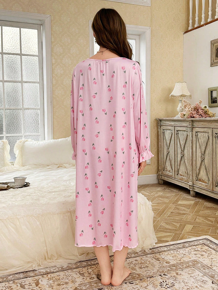Rochie de noapte SHEIN, roz