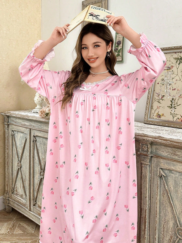 Rochie de noapte SHEIN, roz