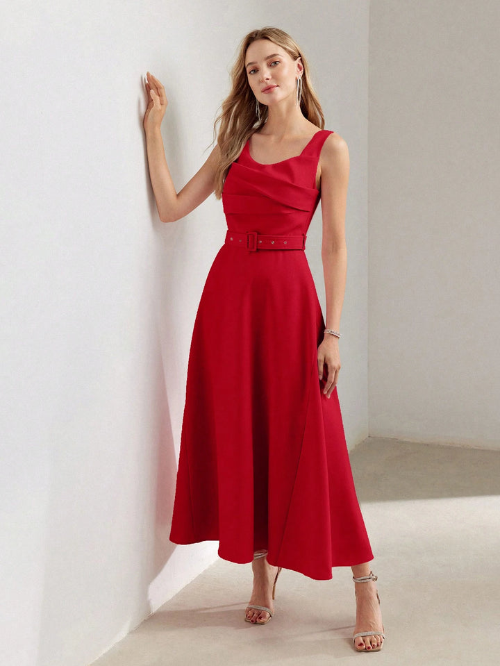 Rochie maxi SHEIN, roșu