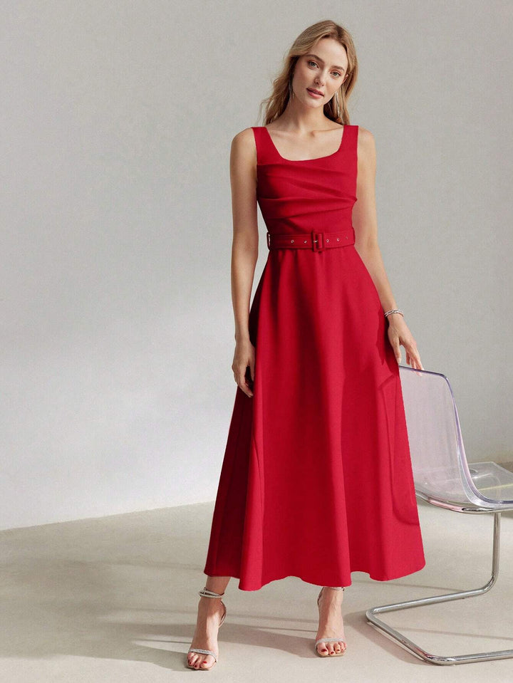 Rochie maxi SHEIN, roșu