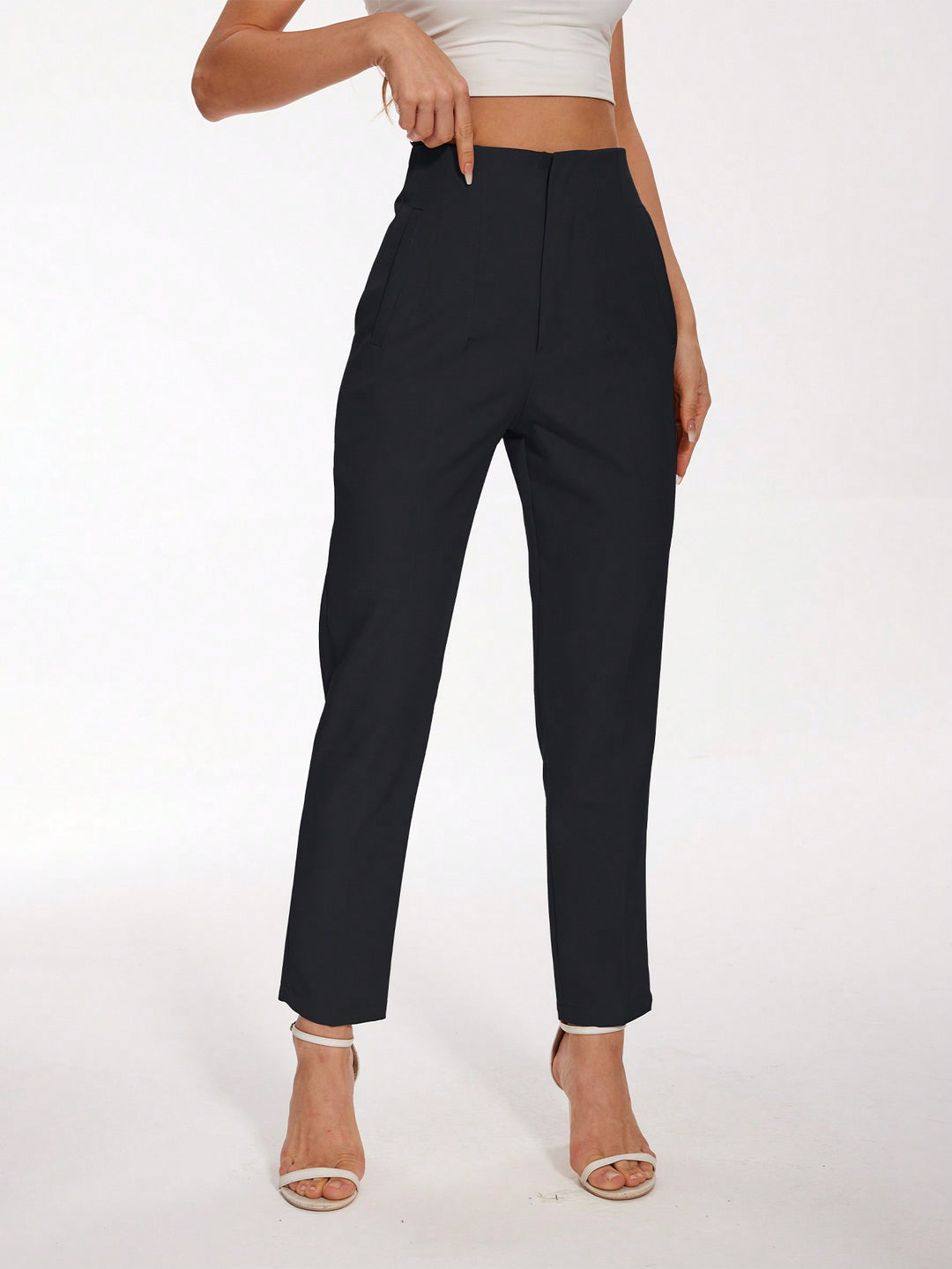 Pantaloni SHEIN, negru