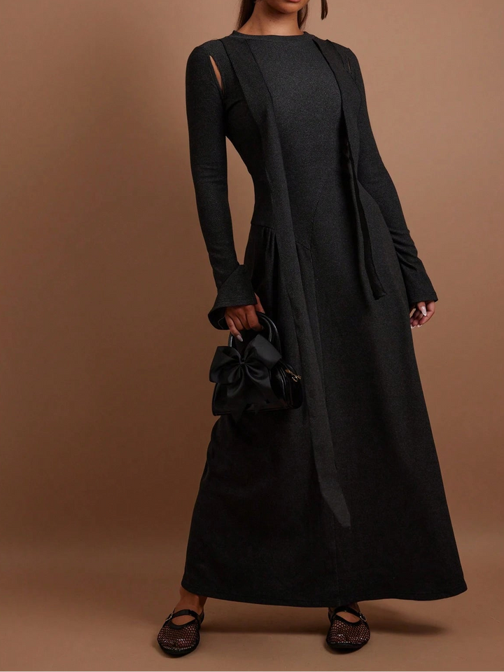 Rochie maxi SHEIN, negru