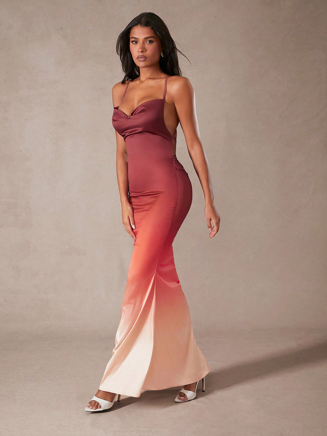Rochie maxi SHEIN, mix culori