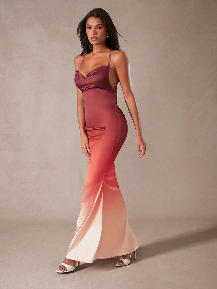 Rochie maxi SHEIN, mix culori