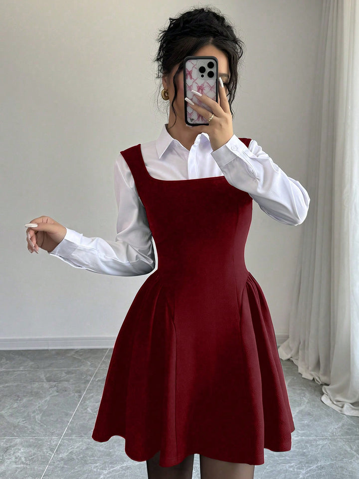 Rochie mini SHEIN, vișiniu