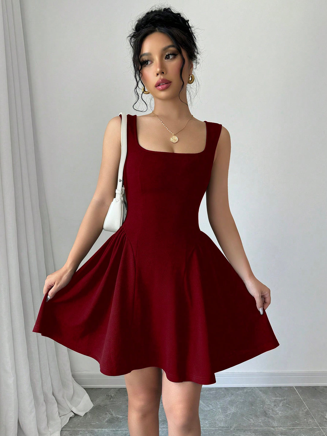 Rochie mini SHEIN, vișiniu