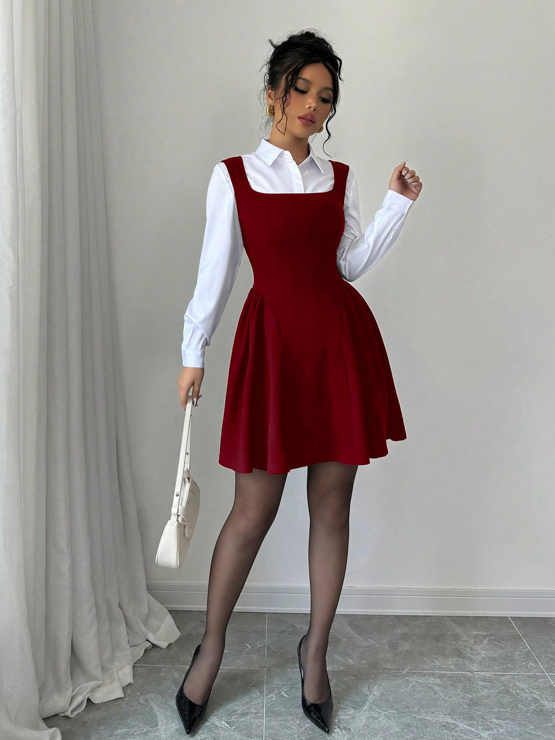 Rochie mini SHEIN, vișiniu