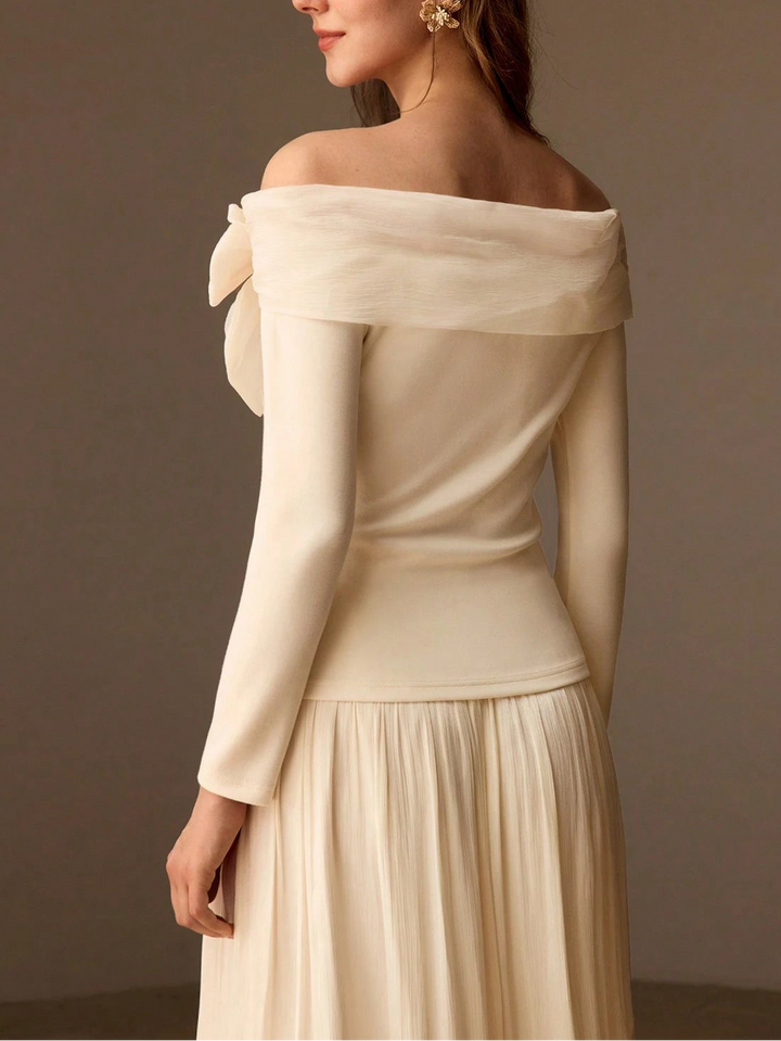 Bluză Motf by Shein, crem