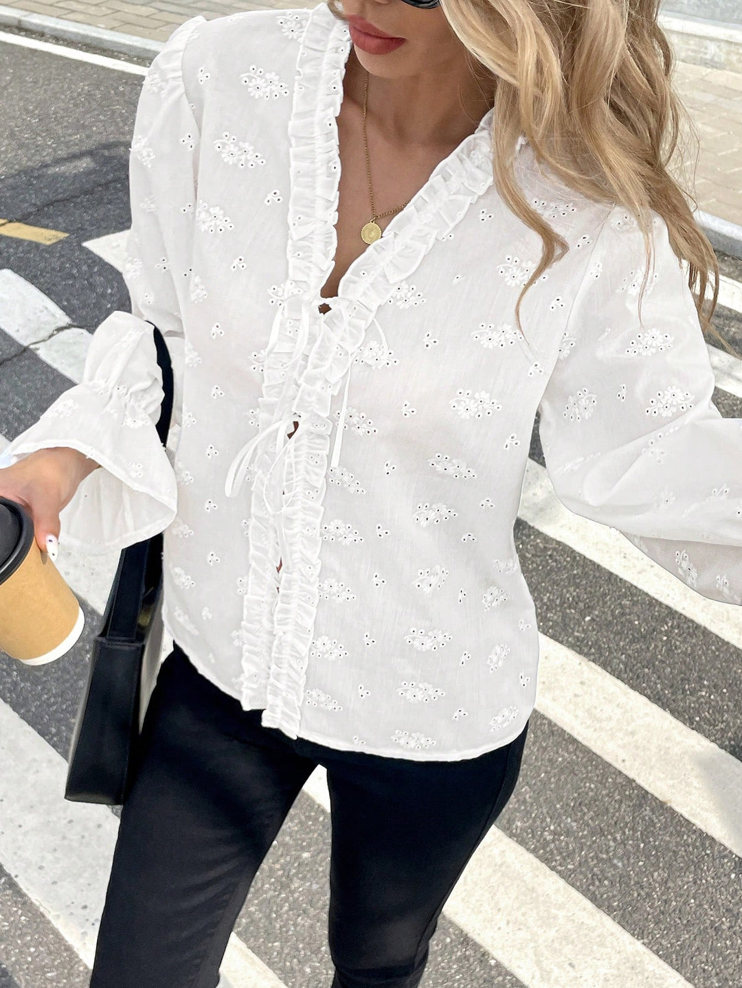 Bluza SHEIN, alb