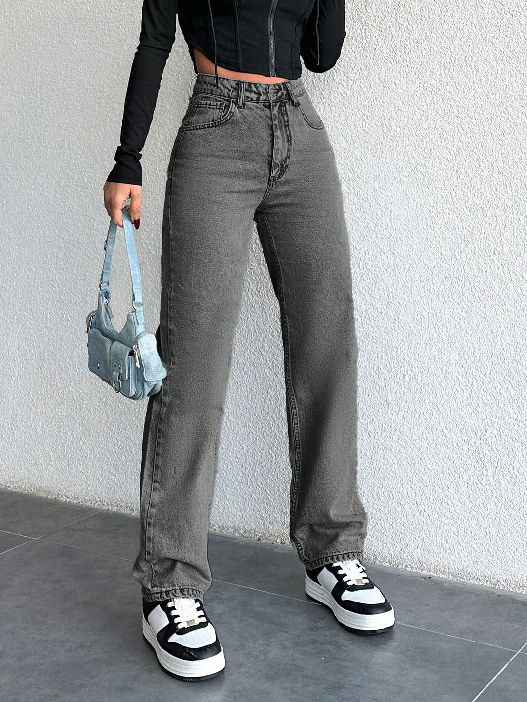 Jeans SHEIN, gri