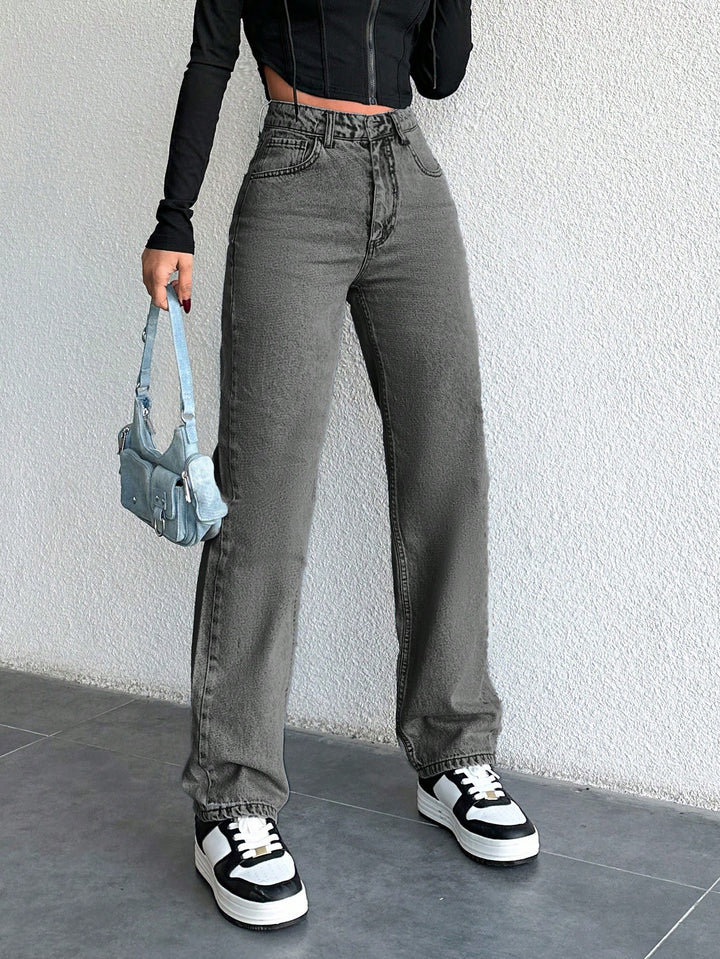 Jeans SHEIN, gri