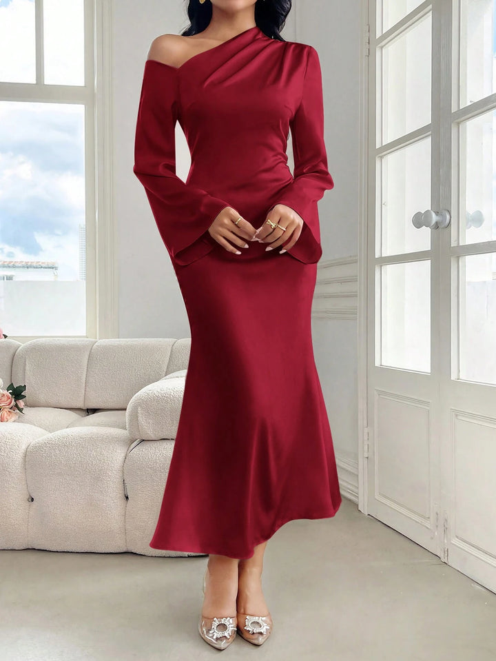 Rochie maxi Shein, roșu