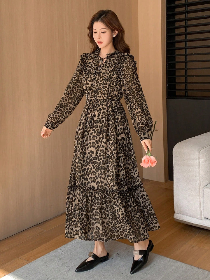 Rochie maxi SHEIN, maro