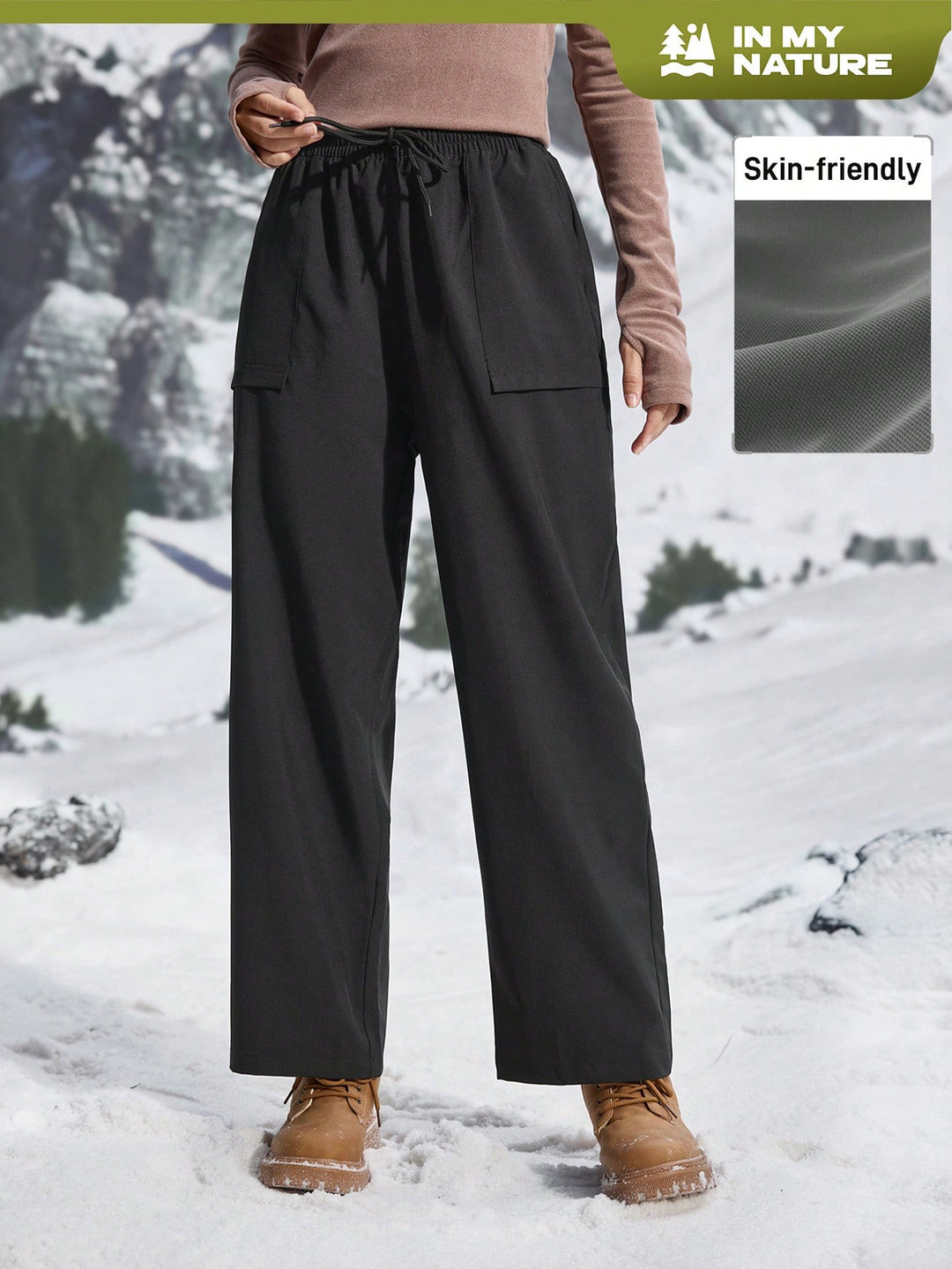 Pantaloni SHEIN, negru