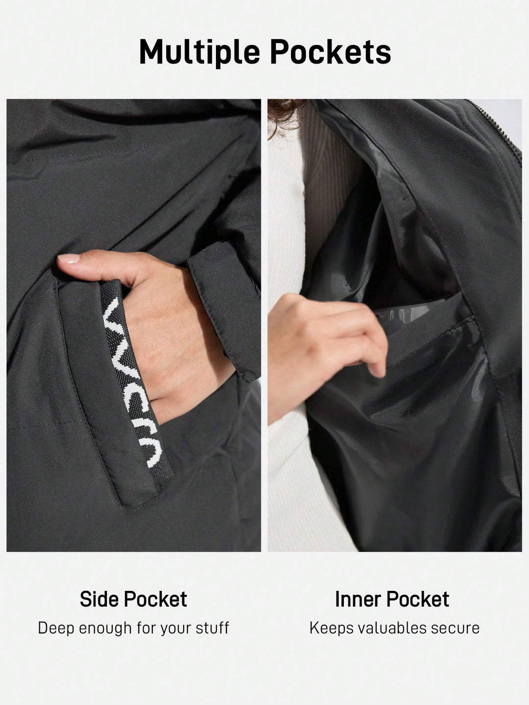 Geacă SHEIN, negru