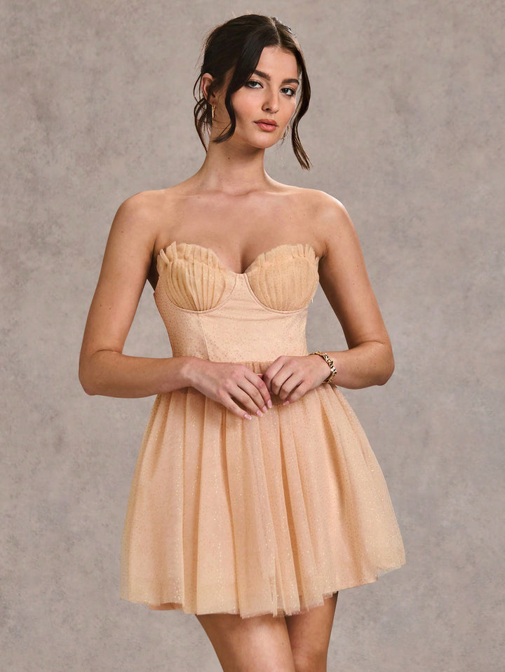 Rochie mini SHEIN, portocaliu