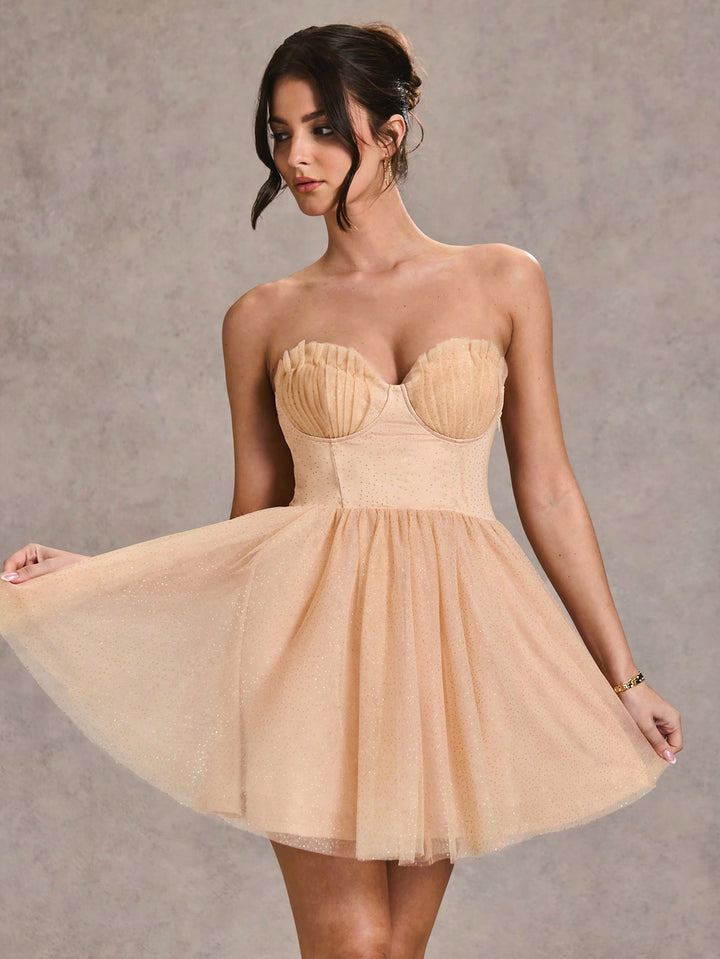 Rochie mini SHEIN, portocaliu