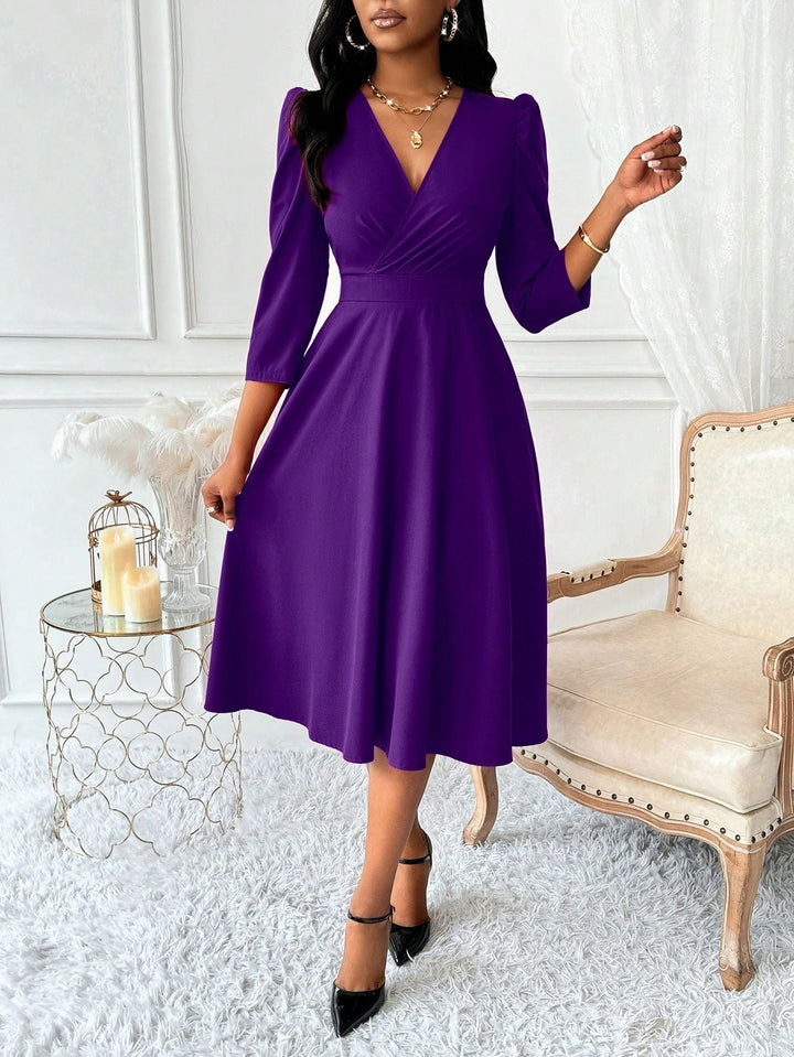 Rochie midi SHEIN, mov