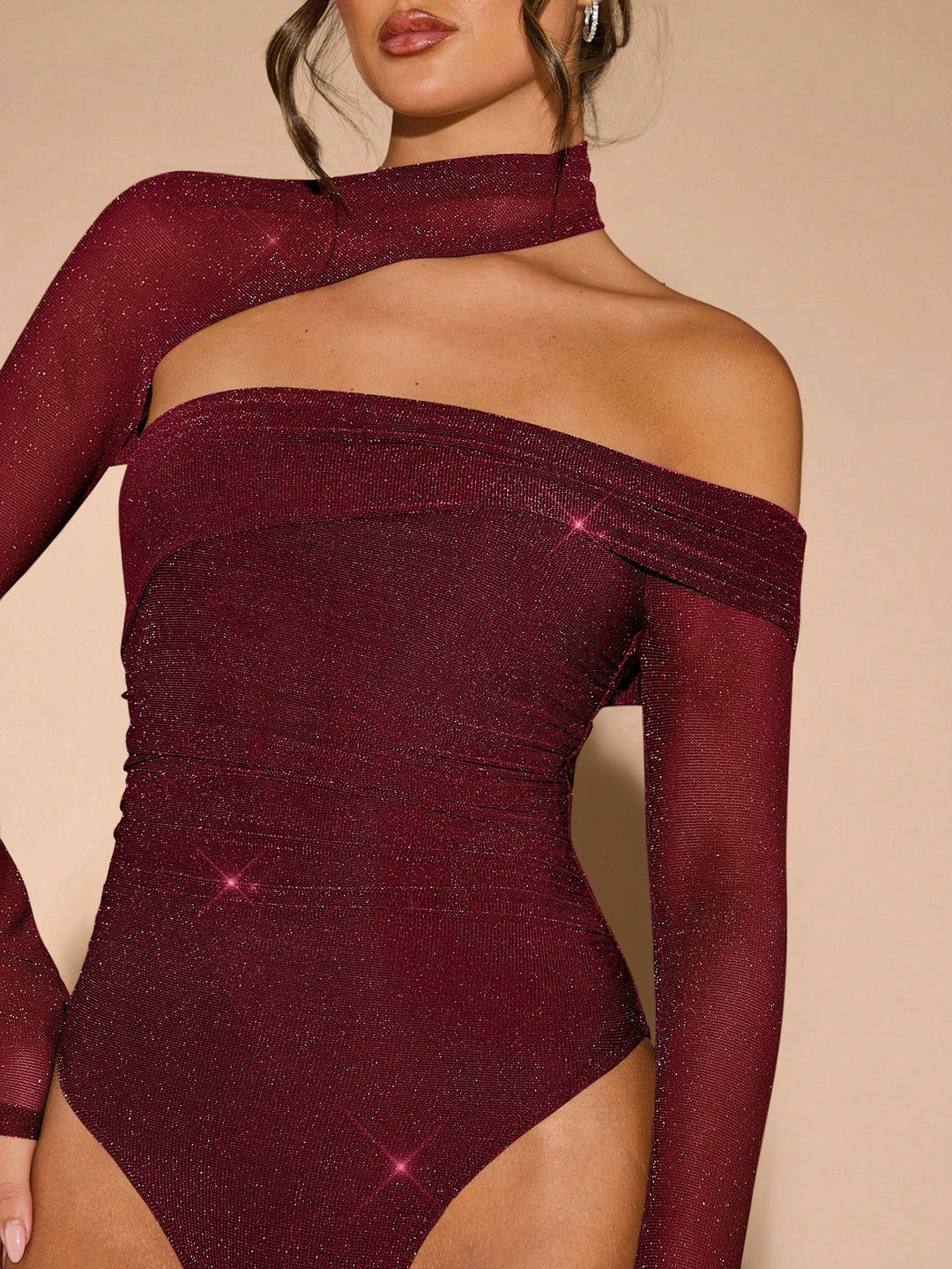 Body SHEIN, vișiniu