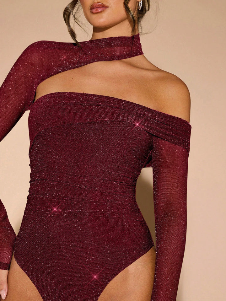 Body SHEIN, vișiniu