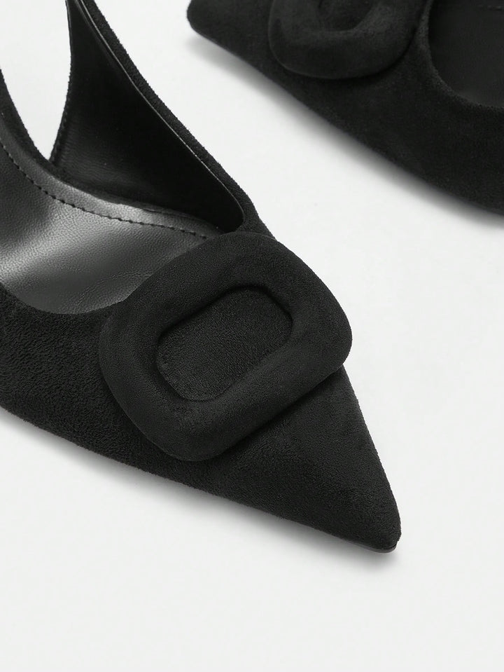 Pantofi cu toc SHEIN, negru