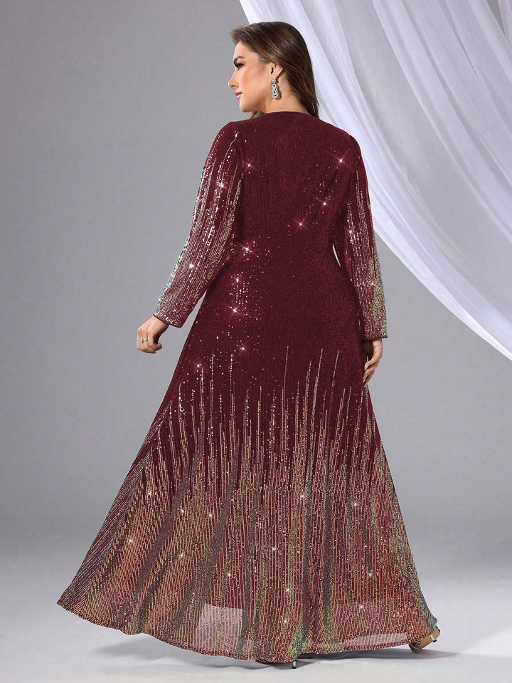 Rochie de ocazie SHEIN, vișiniu