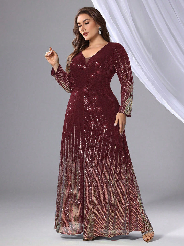 Rochie de ocazie SHEIN, vișiniu