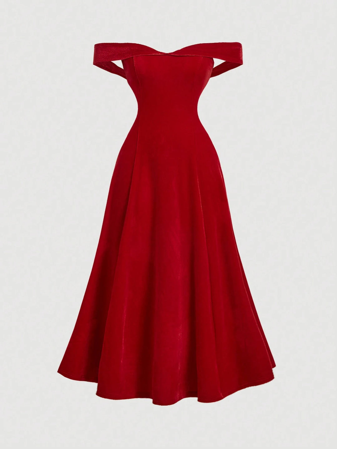 Rochie midi SHEIN, roșu