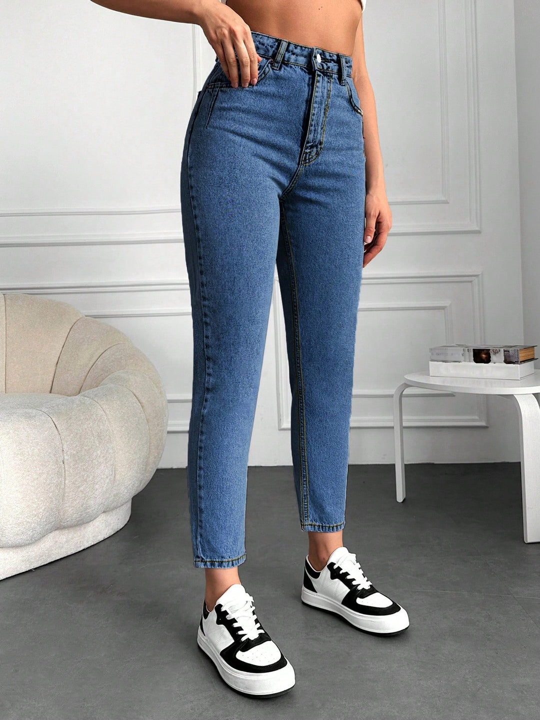 Jeans SHEIN, albastru