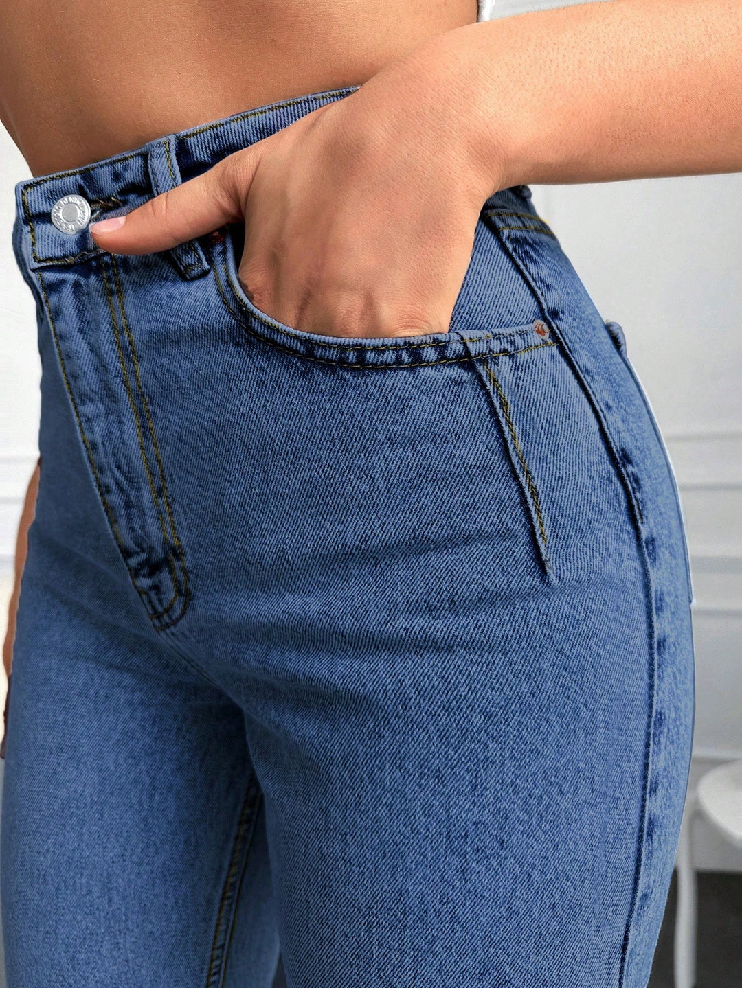 Jeans SHEIN, albastru