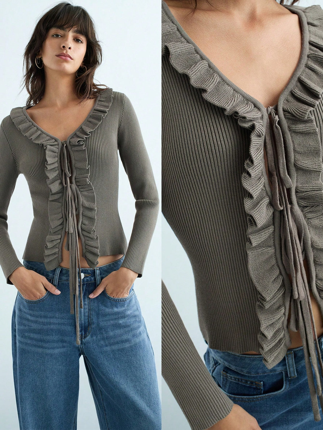 Cardigan SHEIN, verde