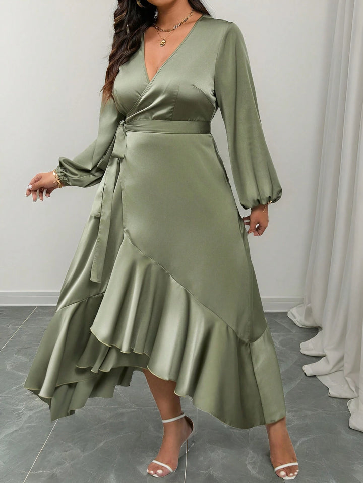 SHEIN maxi ruha, zöld