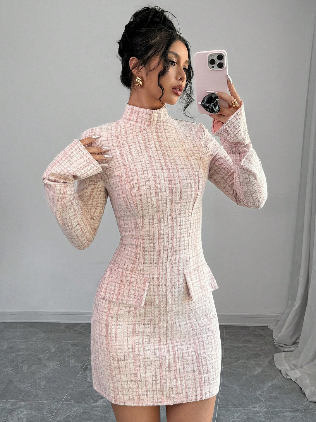 Rochie mini SHEIN, roz