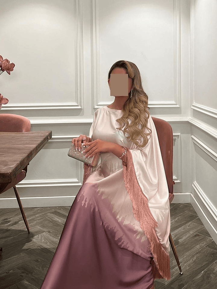 Set caftan și jalabiya SHEIN, roșu