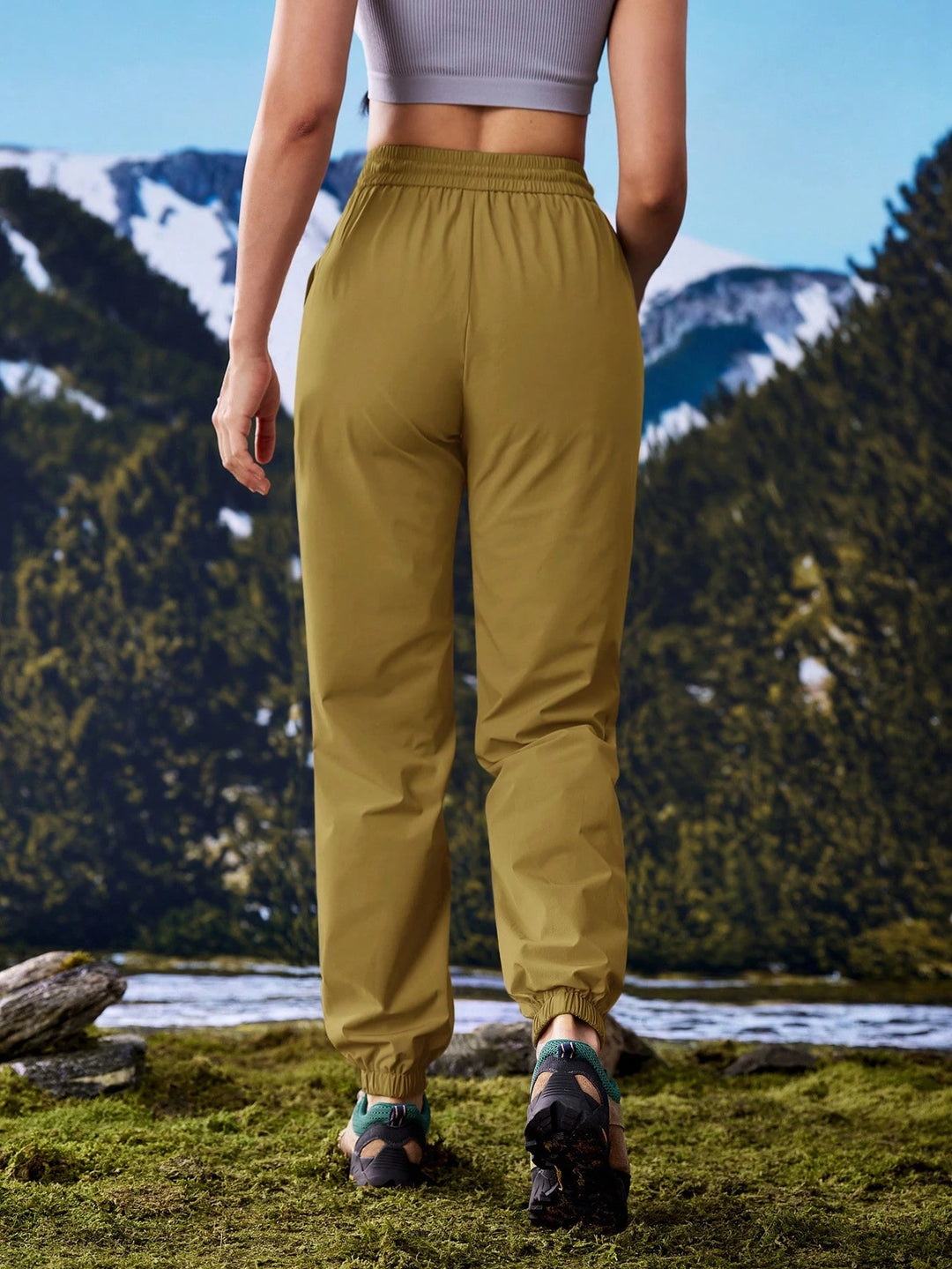 Pantaloni Shein, galben