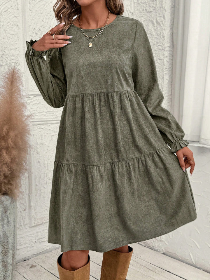 Rochie midi SHEIN, bej