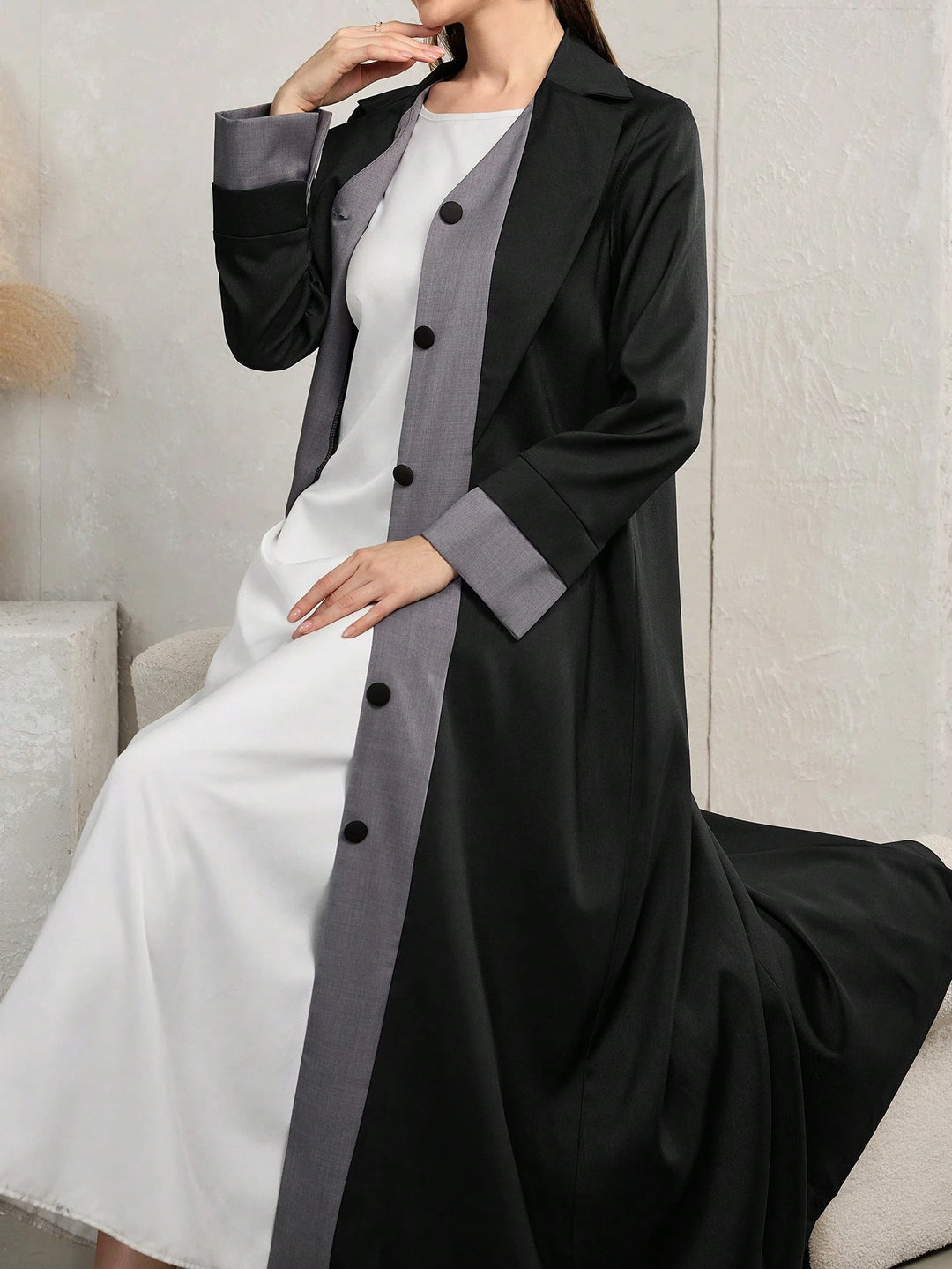 Trench SHEIN, mix culori