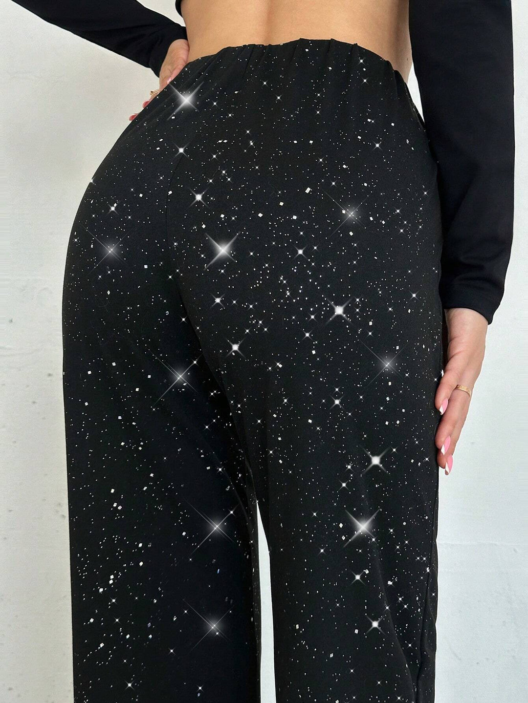 Pantaloni SHEIN, negru