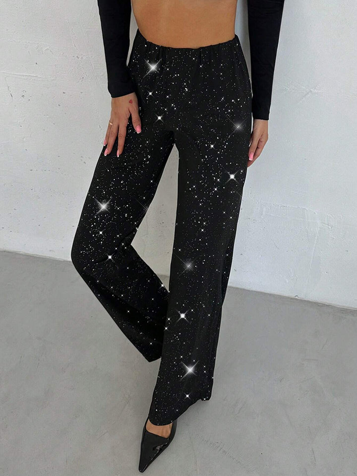 Pantaloni SHEIN, negru